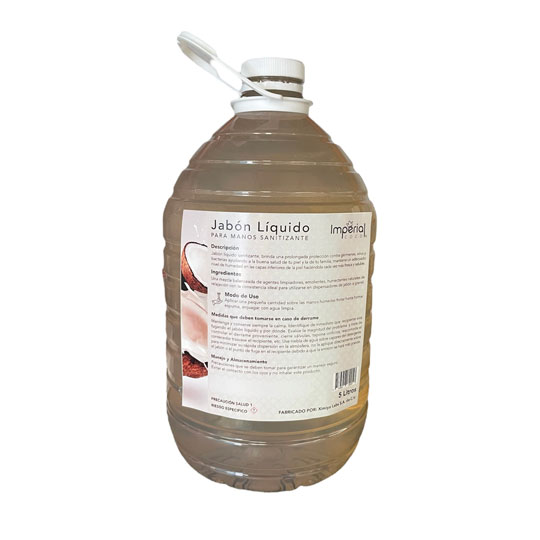 Jabon Para Manos Sanitizante Imperial Aroma Coco 5Lt. 