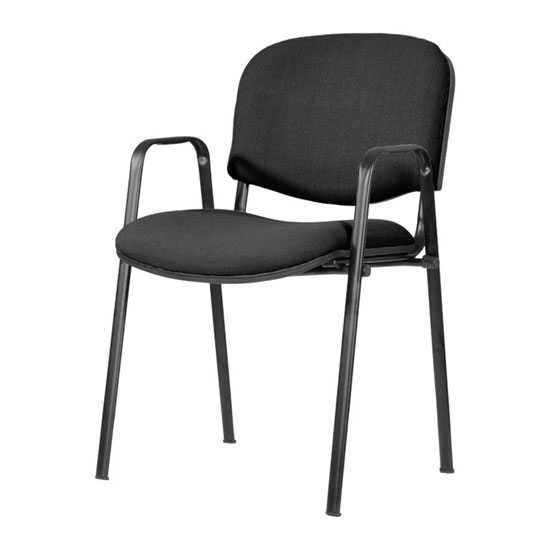[ERGO-SI-1626N] Silla Fija Ergo 1626 Respaldo Y Asiento En Tela