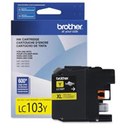 Cartucho Brother De Tinta Amarilla Lc103