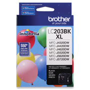 Cartucho Brother Color Negro Lc203Bk