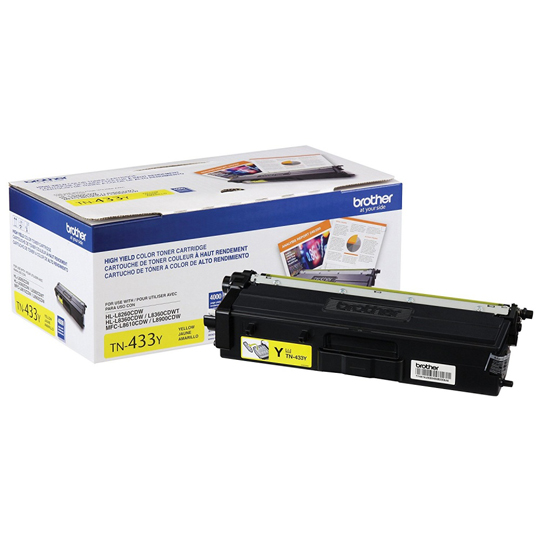 [BRO-TO-TN433Y] TÃ³ner Brother Color Amarillo De Alto Rendimiento Tn433Y