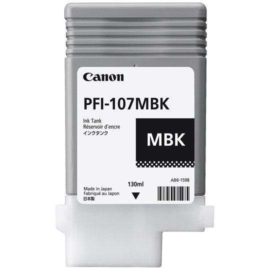 Tanque De Tinta Canon Pfi-107 Negro Mate