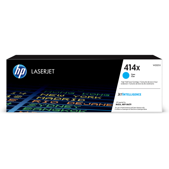 Hp 414X Cyan Laserjet Toner Cartridge