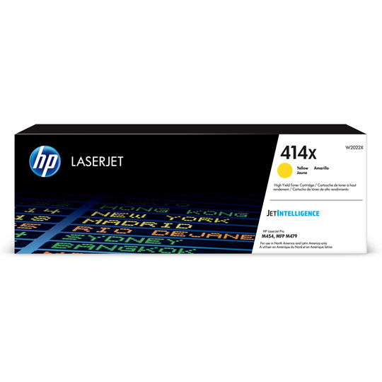 Hp 414X Yellow Laserjet Toner Cartridge