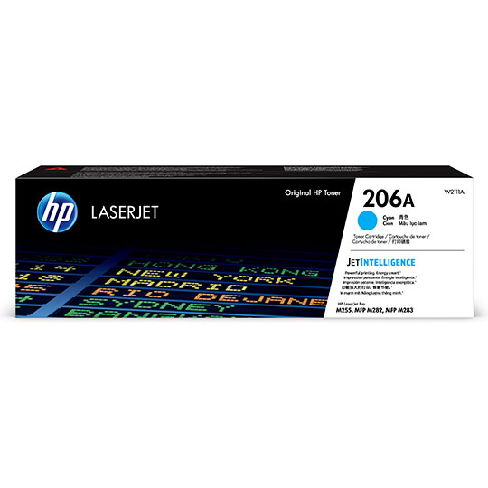 Tóner Original Hp Laserjet 206A, Cian