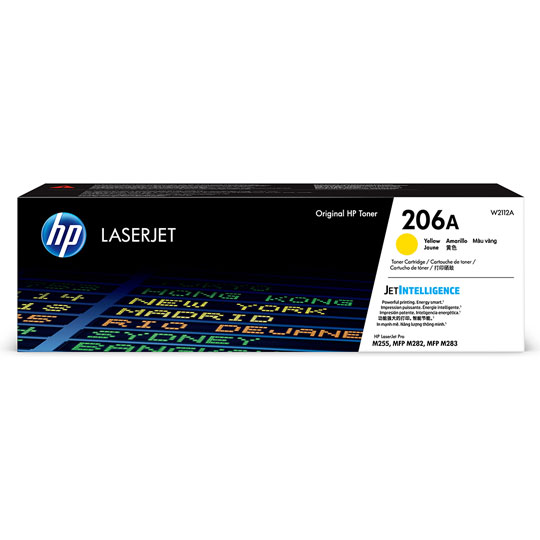 Tóner Original Hp Laserjet 206A, Amarillo