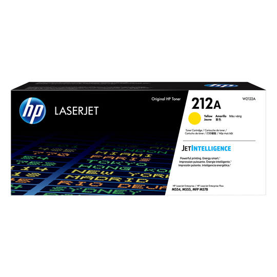 Hp Laserjet 212A Toner Amarillo