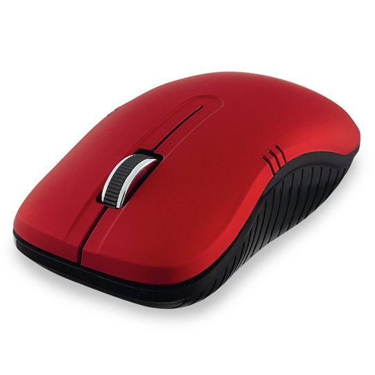 Mouse Verbatim Óptico Inalámbrico Para Notebooks, Rojo