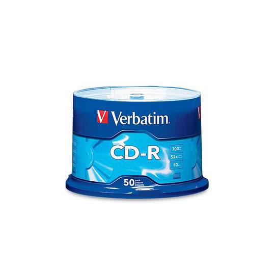 Disco Verbatim Cd-R 80 Min 700Mb 52X Tor