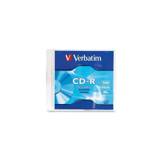 Disco Verbatim Cd-R Slim Case 700Mb, 80Min Individual