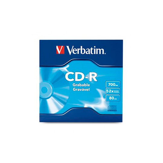Disco Verbatim Cd-R 52X 700Mb 80Min Sobre Individual