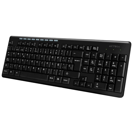 Teclado Inalámbrico Acteck Negro