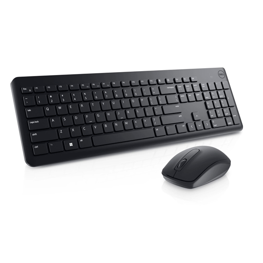 Kit Teclado Y Mouse Dell, Español, Negro, 1000 Ppp 580-Akcu, Inalámbrico