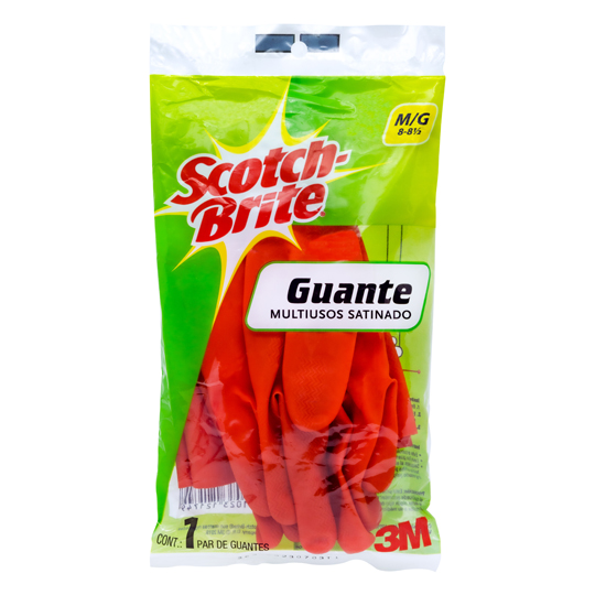 Guantes De Latex Satinados Scotch-Brite 3M TamaÃ±o Grandes
