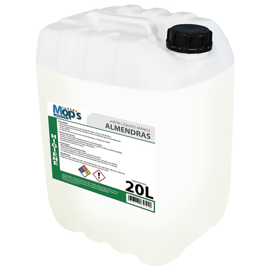 Jabon Para Manos Super Mops Aroma Almendra 20 Lt.