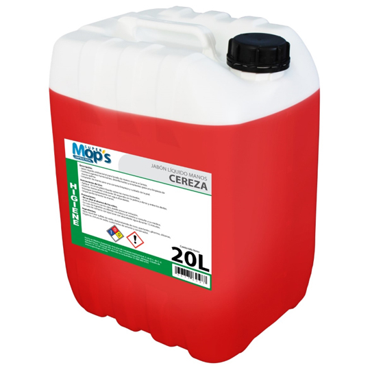 Jabon Para Manos Super Mops Aroma Cereza, 20 Lts