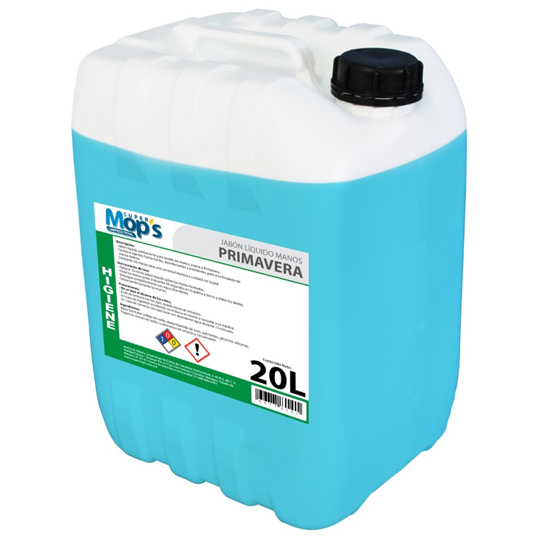 Jabon Para Manos Super Mops Aroma Primavera 20 Lts