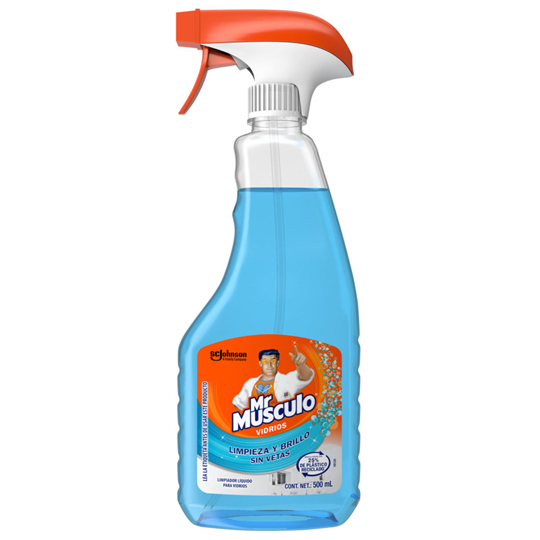 Limpiador De Vidrios Mr. Musculo 500 Ml