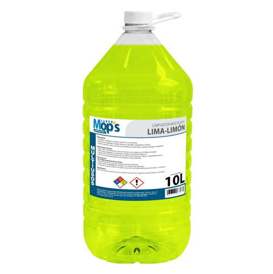Limpiador Multiusos Super Mops Aroma LimÃ³n, 10Lts