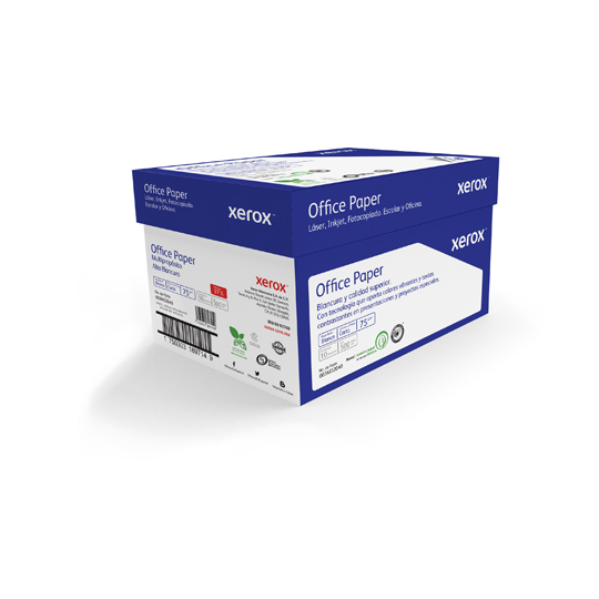 Papel Azul Carta Xerox 97% Blancura 75Gr