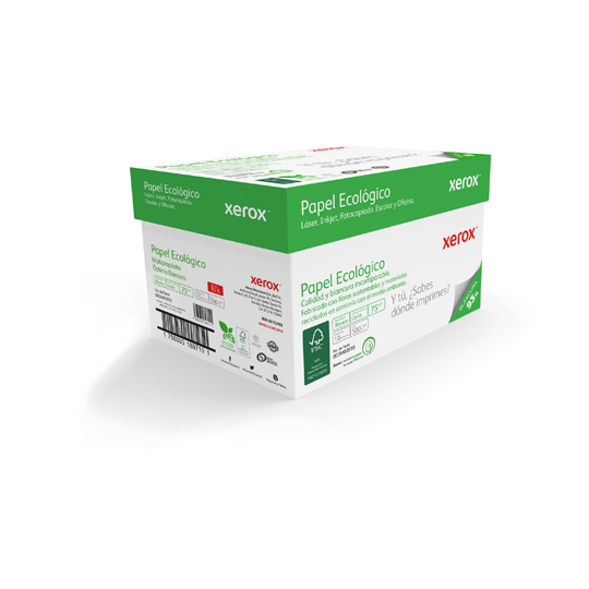 Papel Bond Ecologico Xerox Tamaño Carta 93% Blancura 75 Gr