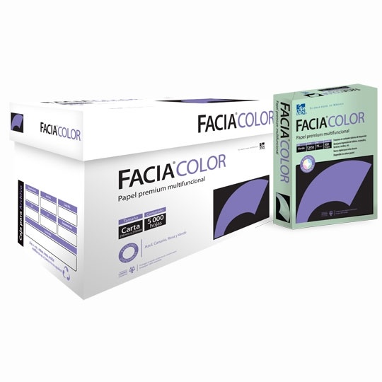 [COP-PAP-FVER75C] Papel Bond Facia Color Verde  TamaÃ±o Carta 75Gr