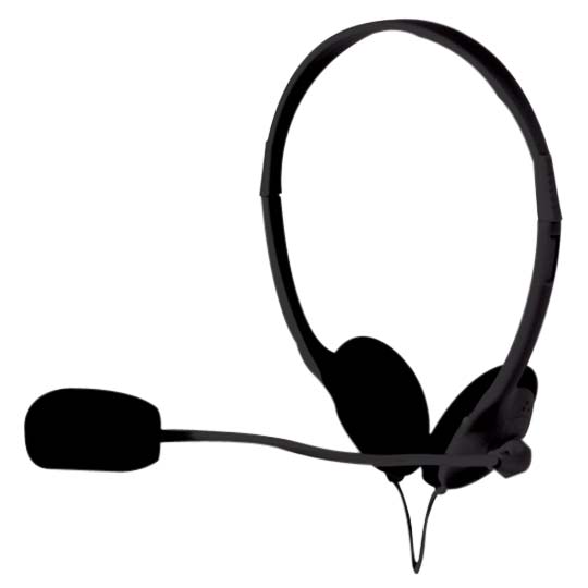 Diadema Con Micrófono (Negro)