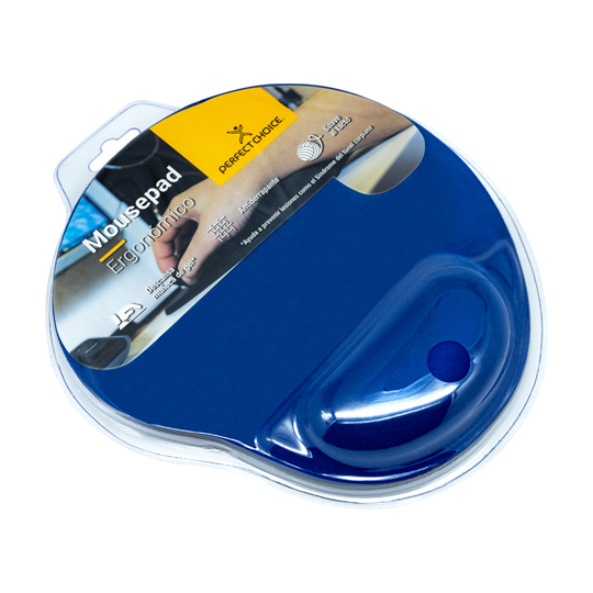 Mouse Pad Perfect Choice De Gel Azul