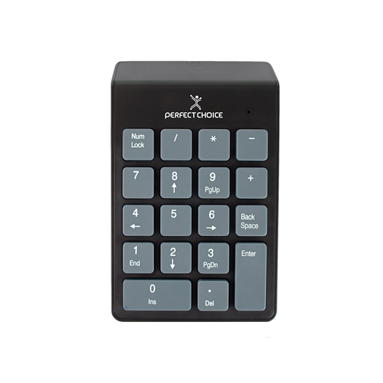 Teclado Númerico Perfect Choice Multimedia Negro