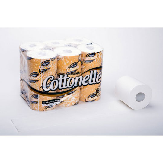 Papel Higiénico Blanco Kleenex Cottonell, Colchon Con 72 Rollos