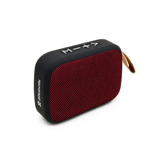 Bocina Bluetooth Brobotix Fm Usb Rojo