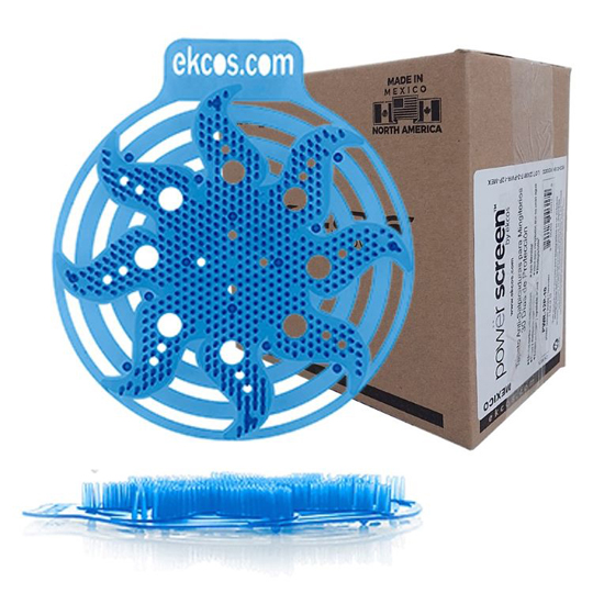 Powerscreen Tapete Anti Salpicadura Azul, Caja Con 10 Piezas