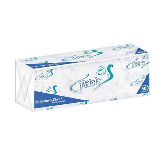 [LKC-SERV-91640] Servilletas Blancas Petalo Caja Con 12 Paquetes De 500 Servilletas