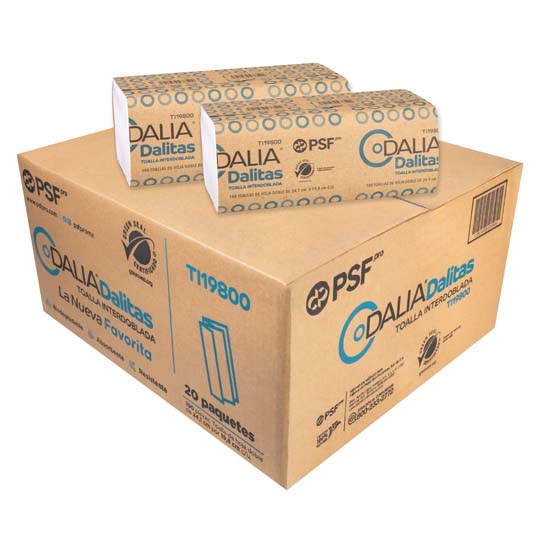 Toalla Interdoblada Dalia, Dalitas Caja