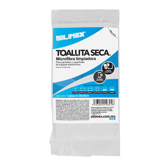[SIL-LIM-TSECA] Toalla Seca Electrostática (1 Pza)