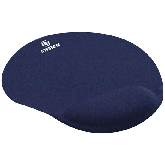 [STE-ACC-040A] Mousepad Ortopedico Steren Azul 1 Pza
