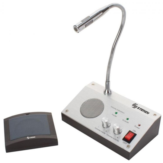 Sistema Intercomunicador Altavoz Micrófono Steren