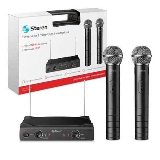 Sistema De 2 Micrófonos Inalámbricos