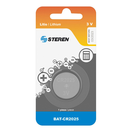 Pila De Litio Cr2025 Boton  Steren  Blis