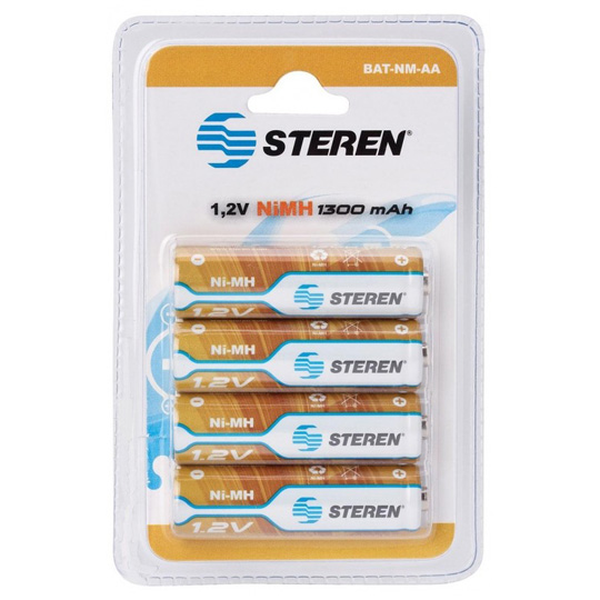 Pila Recargable Steren Aa  Blister De 4