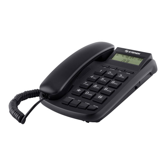 Telefono Alambrico Steren Color Negro 1