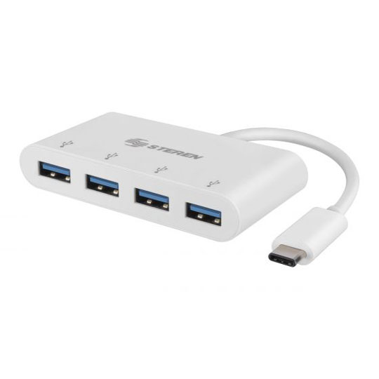 [STE-USB-5260] Hub Usb Tipo C Con 4 Puertos Usb 3.0 Steren