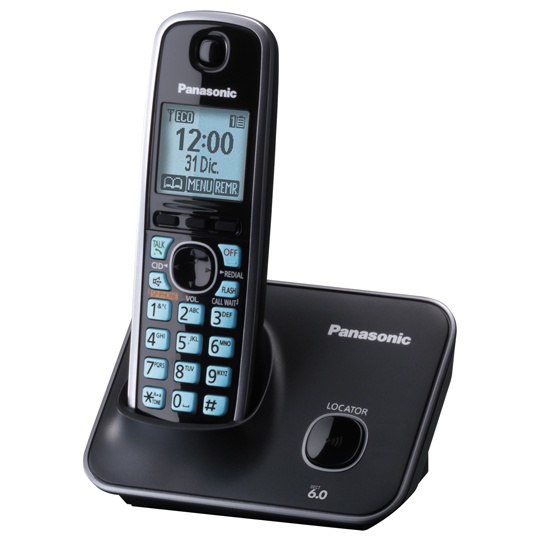TelÃ©fono InalÃ¡mbrico Panasonic Modelo Kx-Tg4111Meb Color Negro