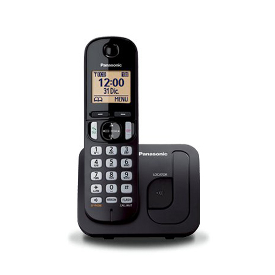 Teléfono Inalámbrico Panasonic Modelo Kx-TGC210MEB color negro 