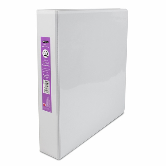 Carpeta panorama herraje O 1.5" ACCO color blanco, tamaño carta