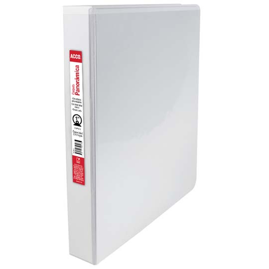 Carpeta Panorama Herraje O 1" Acco Colorblanco, Tamaño Carta
