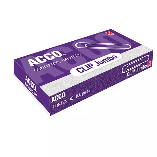 Clip Jumbo Acco Capacidad Hasta 35 Hojas