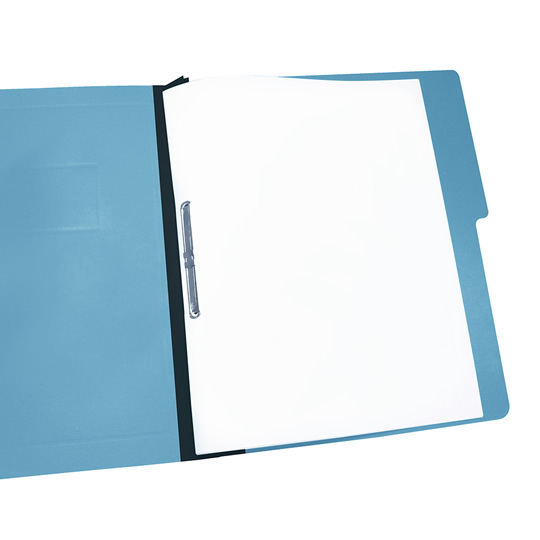 Carpeta pressboard Accopress ACCO carta color azul claro con broche de 8 cm con 10 piezas