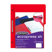 Carpeta pressboard Accopress sh ACCO oficio color rojo con broche de 8 cm,10 piezas