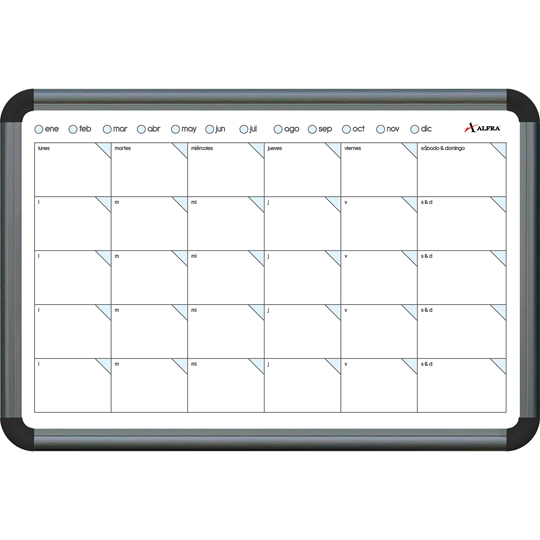 Pintarrón Planeador Mensual Master Board